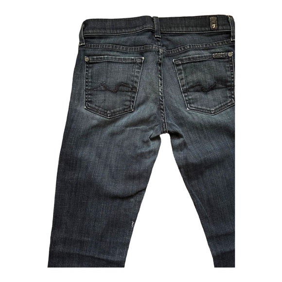 7 For All Mankind Straight Leg Denim Jean Size 26 - Picture 3 of 8